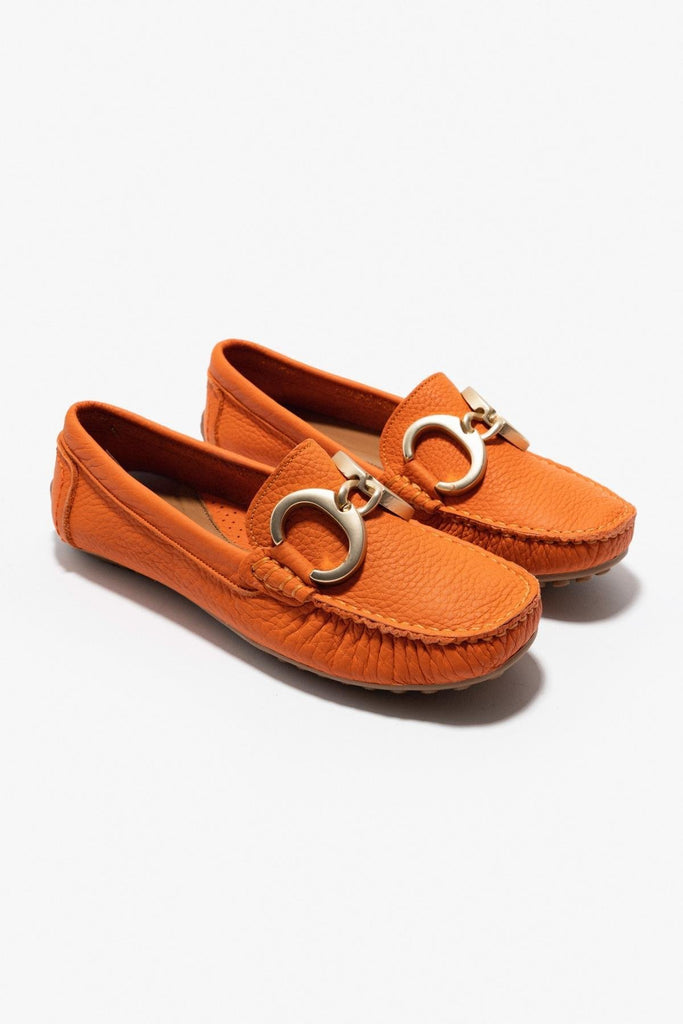 Women's Leather Accessory Detail Flats