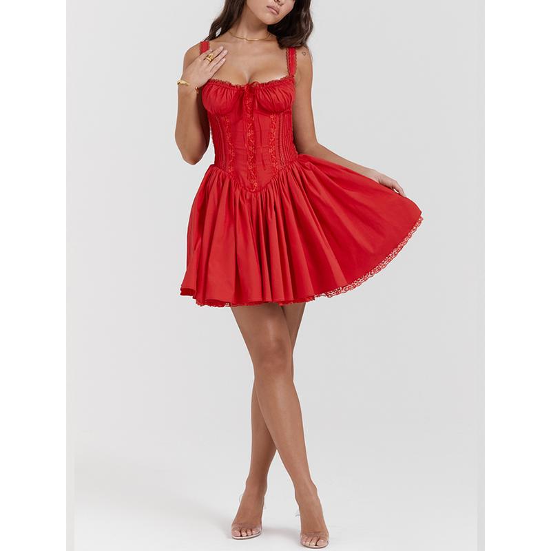 Cherry Corset Mini Dress