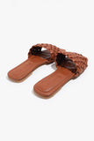 Cowhide Hand-Woven Slippers