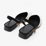 Velvet Flat Sandals