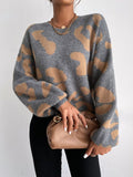 Special Print Round Neck Sweater