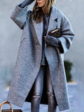 Modern Long Sleeve Halter Slim Overcoat
