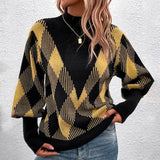 Comfy Long Sleeve Print Sweater