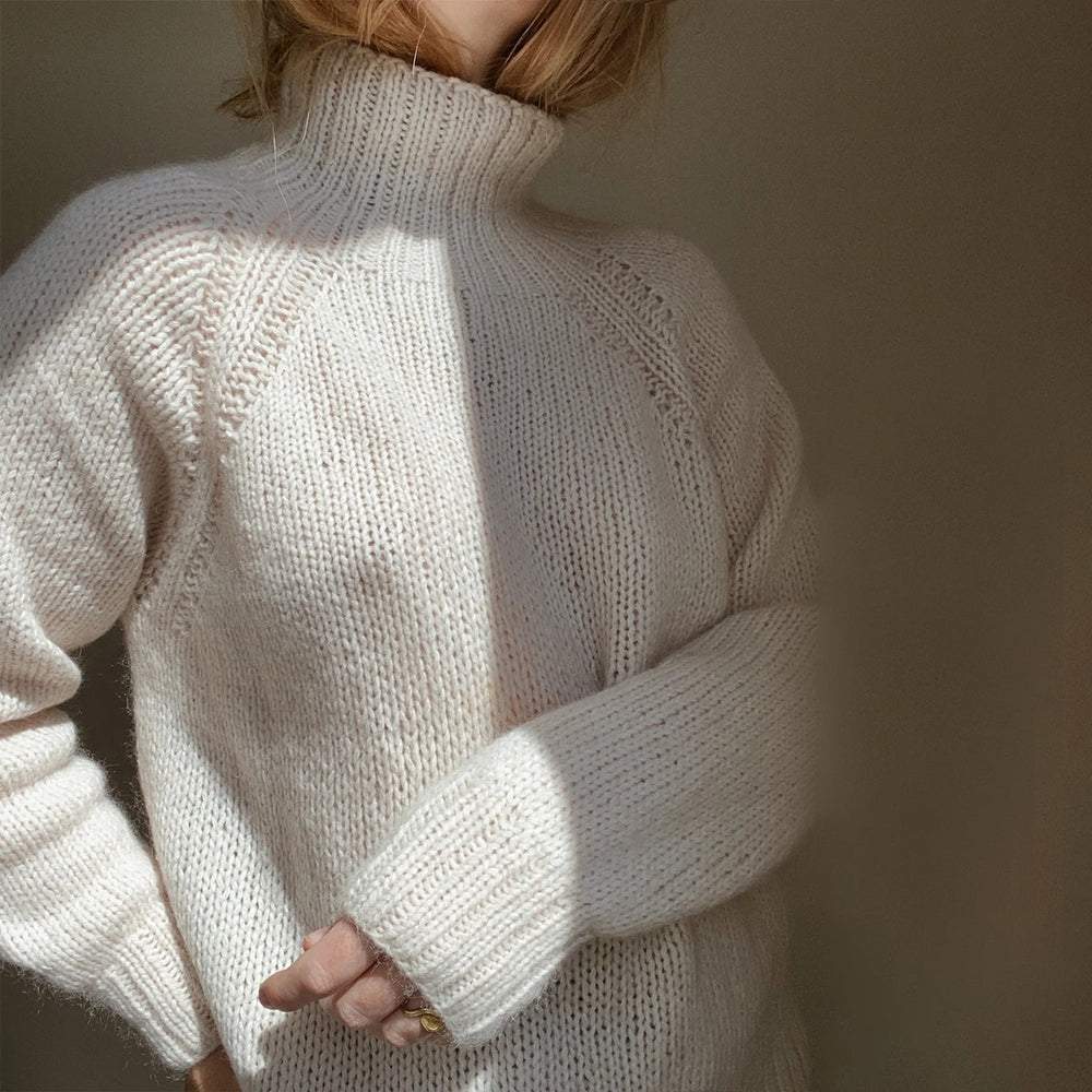 Classy Long Sleeve Plain Sweater