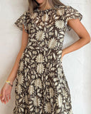 Sunflower Print Dress