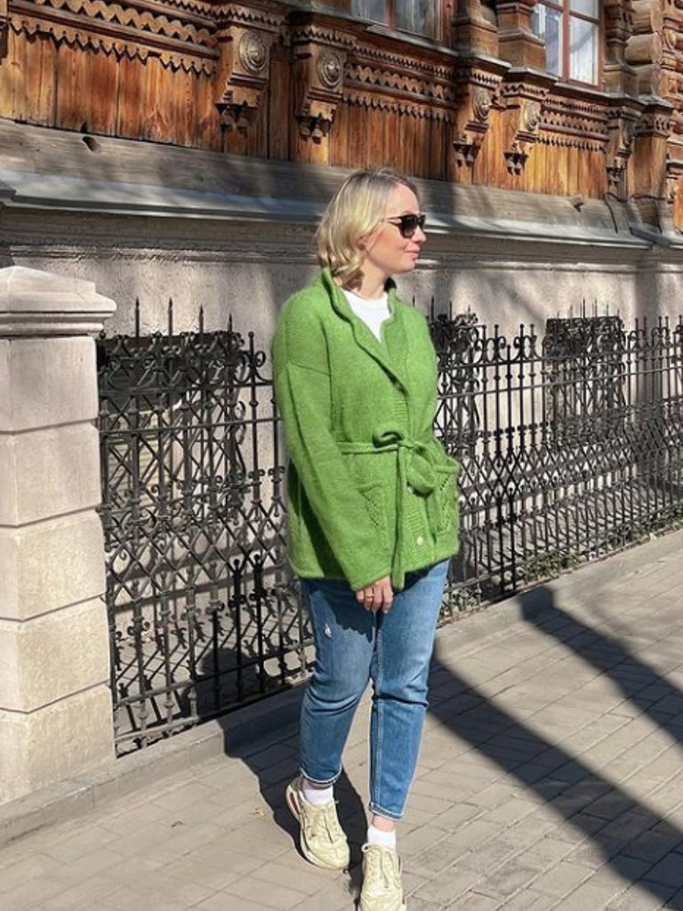 Green Knitted Jacket