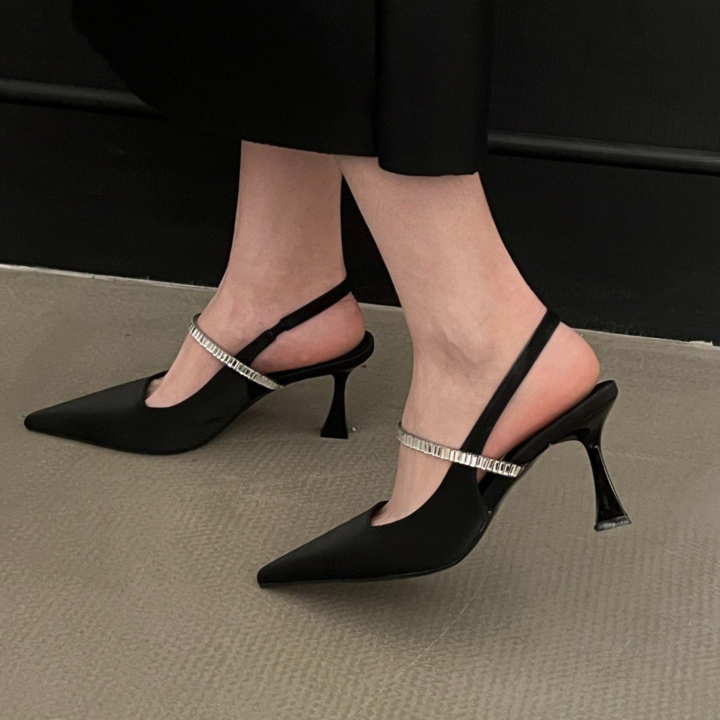 Rhinestone Pointed Toe High Heel Women'S Shoes